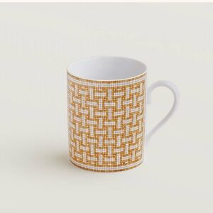 100% AUTHENTIC HERMES MOSAIQUE AU 24 GOLD MUG
